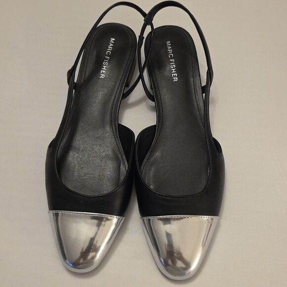 BRAND NEW MARC FISHER DELA CLOSED TOE SLINGBACK DRESS FLATS R3 - Picture 3 of 15